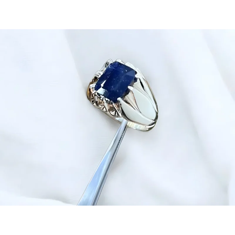 10 Carat Royal Blue Sapphire Ring Mens Shop Now