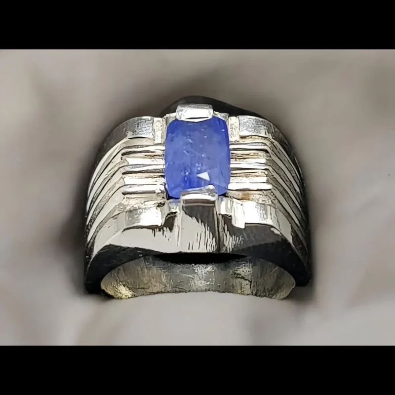 Mens Ceylon Sapphire Ring Handmade Rings Shop Now