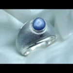 natural star sapphire ring