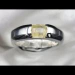 Yellow Sapphire Band For Men & Women Natural Pukhraj Ring Mens