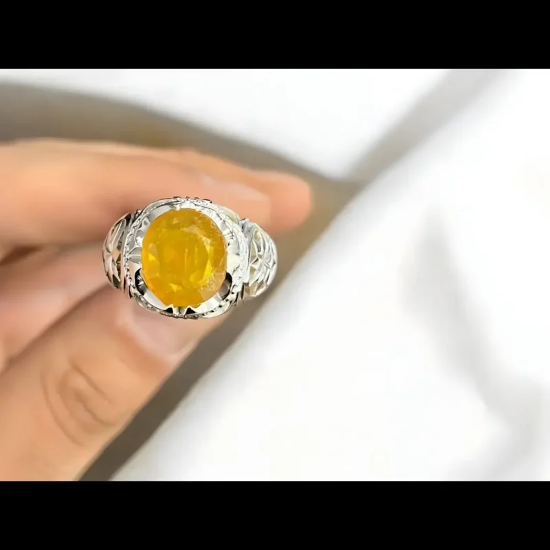 9 Stone Sapphire Band For Mens, Real Ceylon Sapphire Band, Multiple Stone Ring