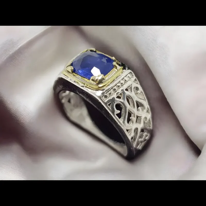 Real Ceylon Sapphire Ring Royal Blue Neelam Shop Now