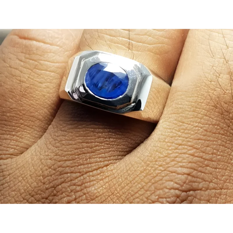 Ceylon Sapphire Band 1.3 Carats Blue Sapphire Ring Buy Now