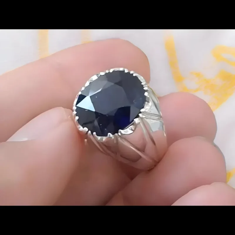 10 Carat Royal Blue Sapphire Ring Neelam Rings Buy Now