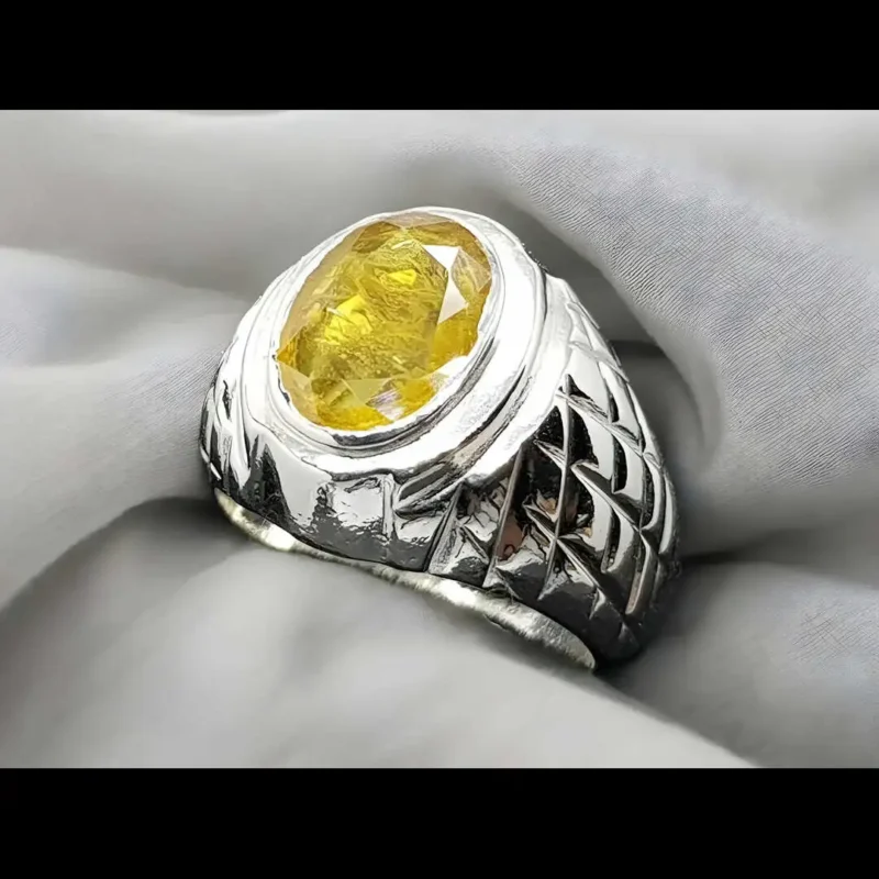 Yellow Sapphire Ring 925 Sterling Silver Shop Now