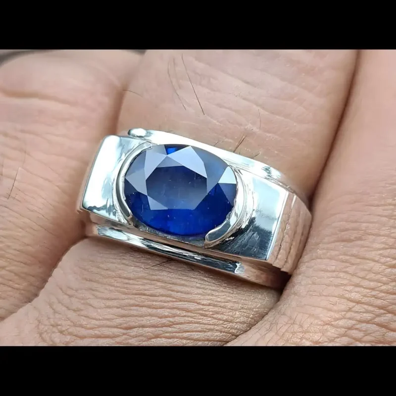 Natural African Sapphire Ring Real Neelam Shop
