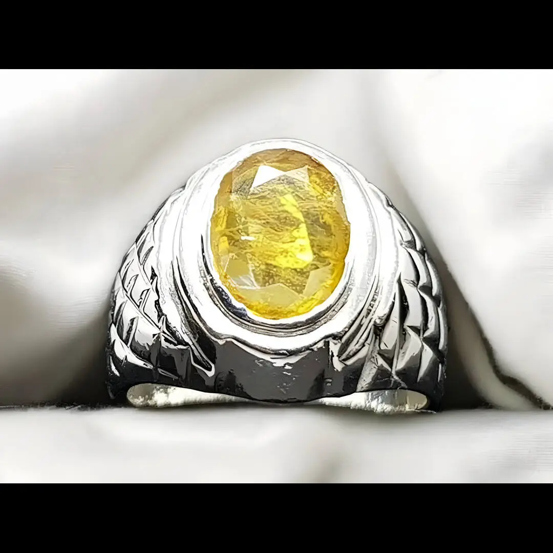 Yellow Sapphire Ring 925 Sterling Silver Shop Now