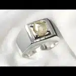 Mens Yellow Sapphire Ring Pukhraj Rings Buy Now