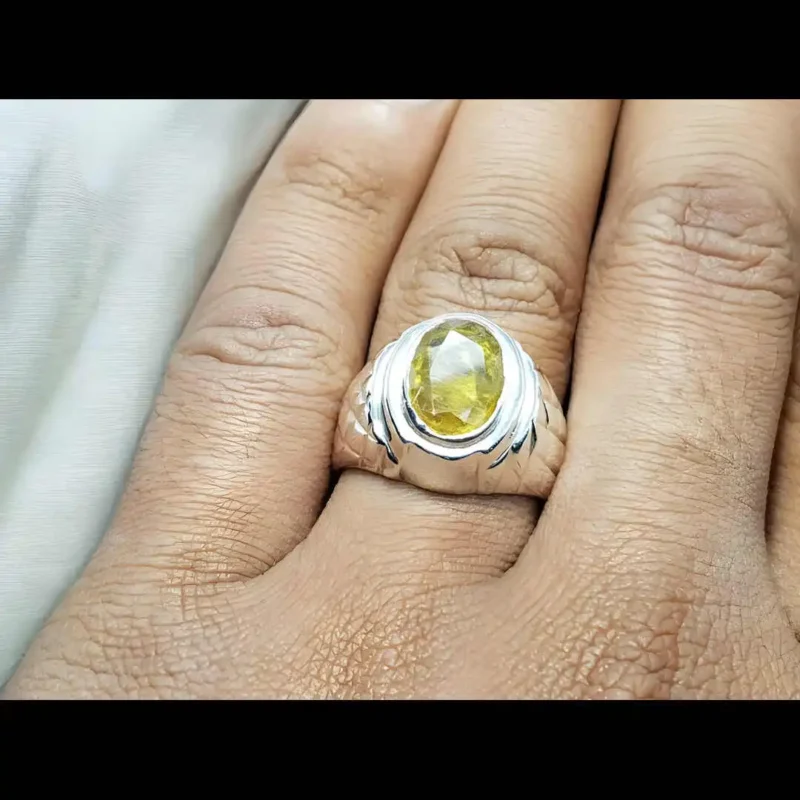 Yellow Sapphire Ring 925 Sterling Silver Shop Now