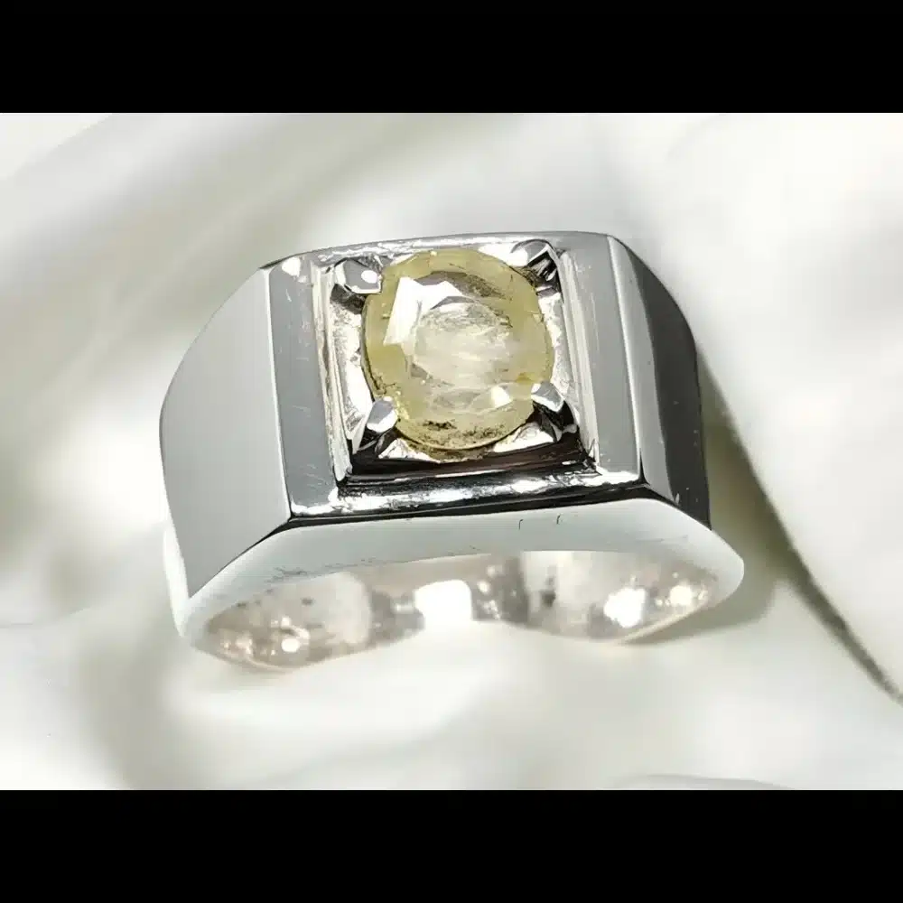 pukhraj ring for men