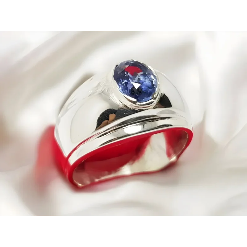 2.25 Ceylon Blue Sapphire Ring Men Real Sapphire Shop Now