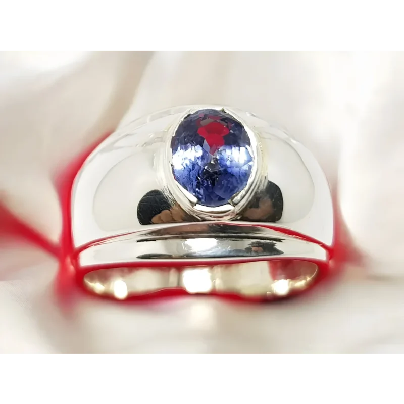 2.25 Ceylon Blue Sapphire Ring Men Real Sapphire Shop Now
