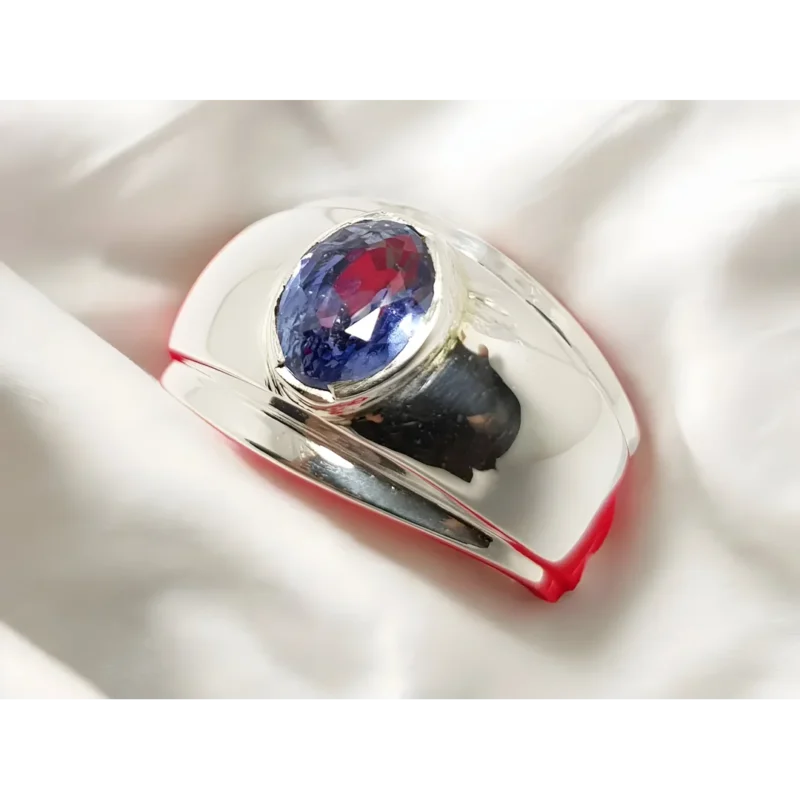 2.25 Ceylon Blue Sapphire Ring Men Real Sapphire Shop Now