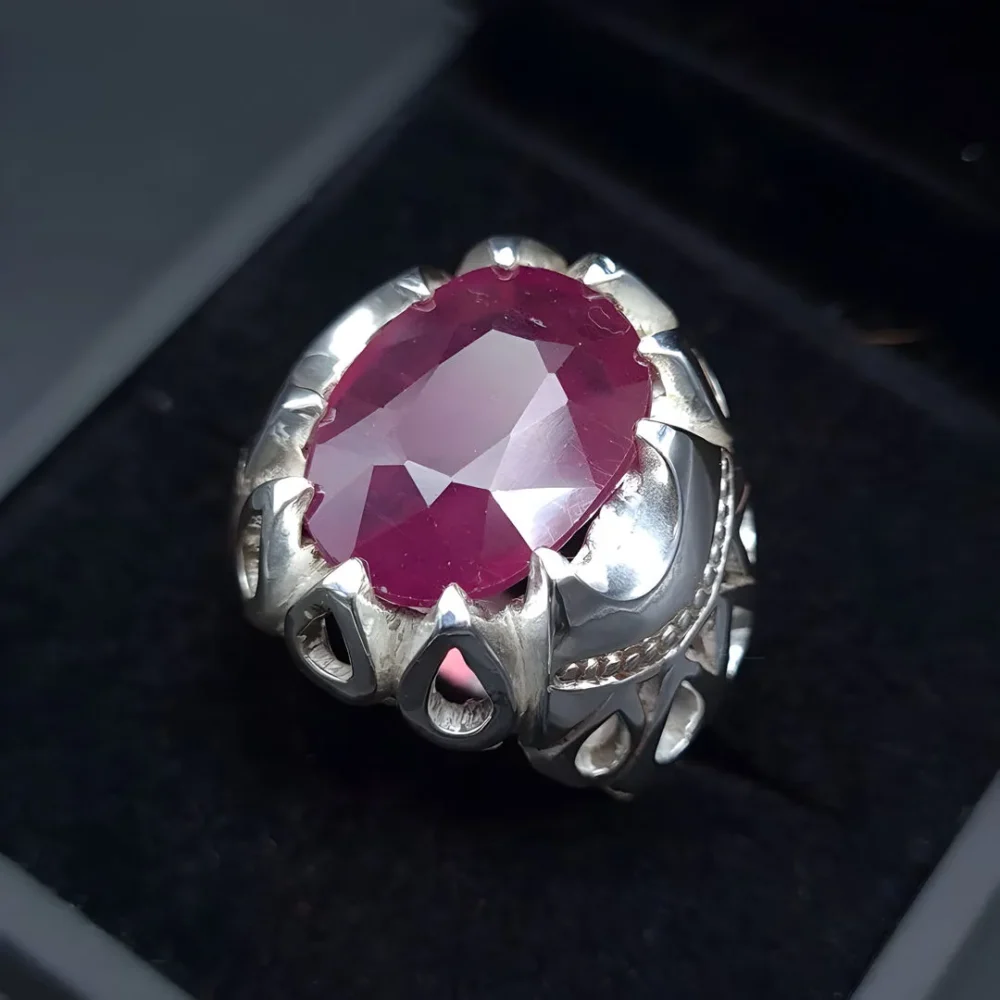 authentic Gents Ruby Ring
