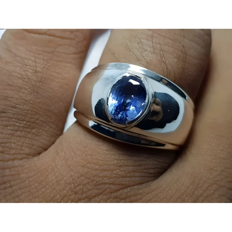 2.25 Ceylon Blue Sapphire Ring Men Real Sapphire Shop Now