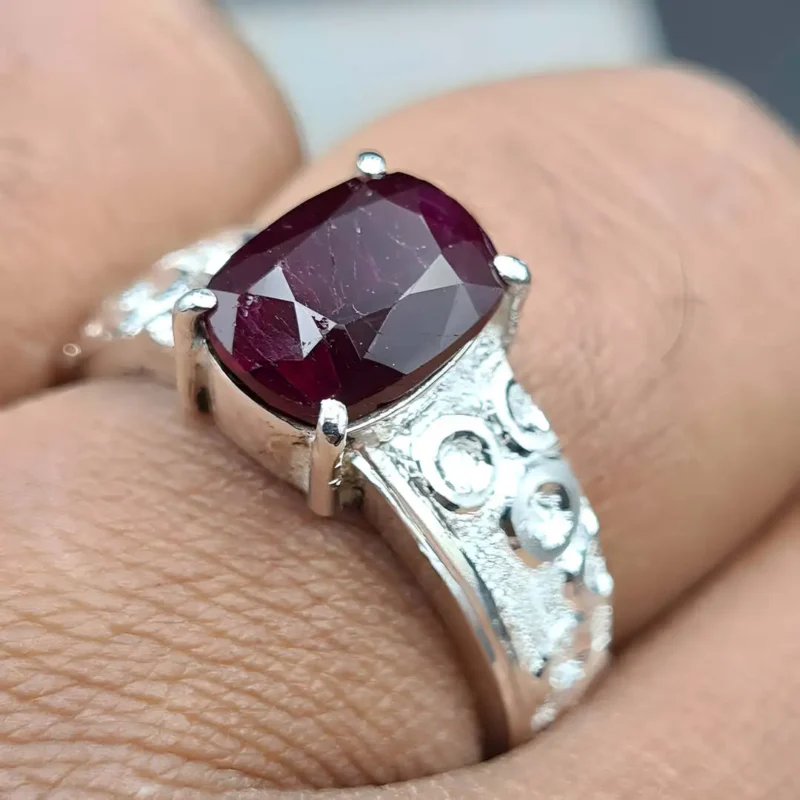 Mens Ruby Rings Deep Red Desire Fuel Your Passion