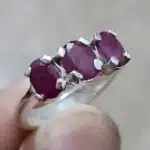 natural ruby ring for women multi stone