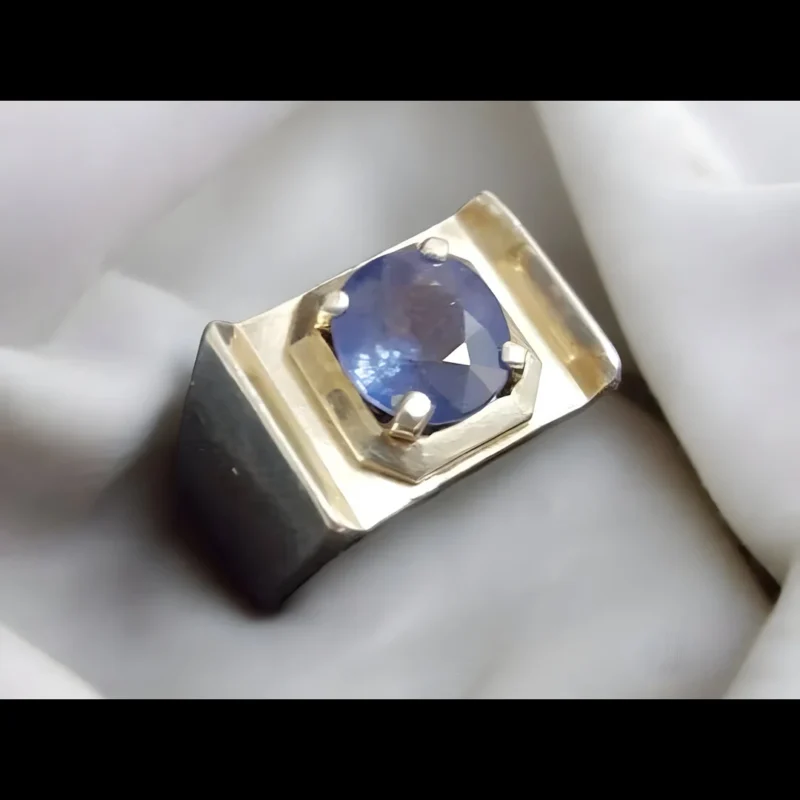 Blue Sapphire Ring Real Sapphire Gemstone Band Shop Now