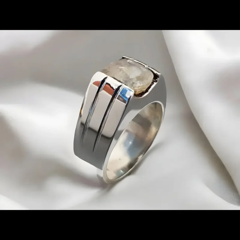 Yellow Sapphire Mens ring Affordable Yellow Pukhraj Rings Real Gemstone Ring