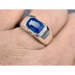 Ceylon Sapphire Ring Royal Blue Sri Lanka Sapphire