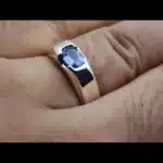Midnight Blue Tanzanite Ring Tanzanian Sapphire Shop Now