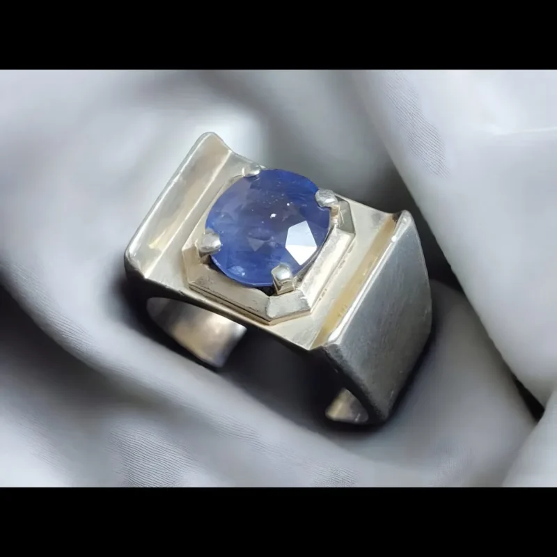 Blue Sapphire Ring Real Sapphire Gemstone Band Shop Now