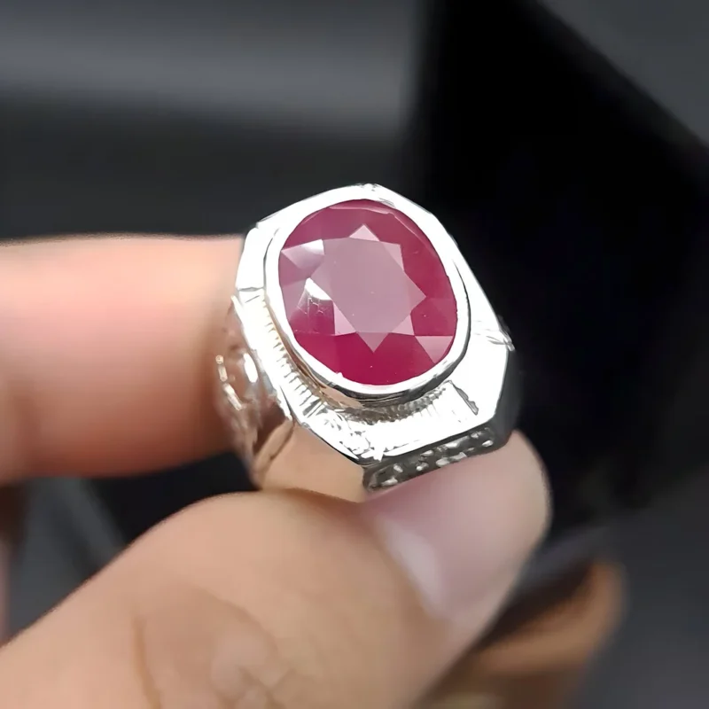 Engraved Men's Ruby Rings on Sale Shop Today