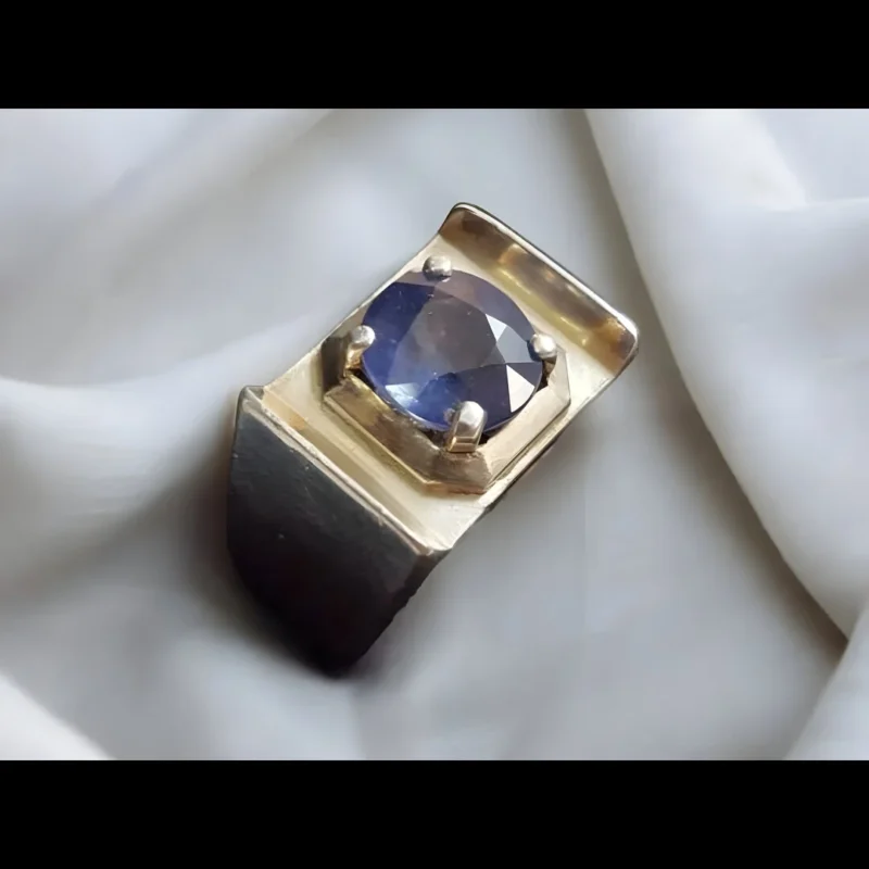 Blue Sapphire Ring Real Sapphire Gemstone Band Shop Now