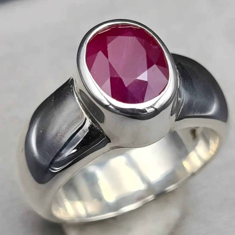 Unheated Ruby Band Natural Ruby Rings Shop Now