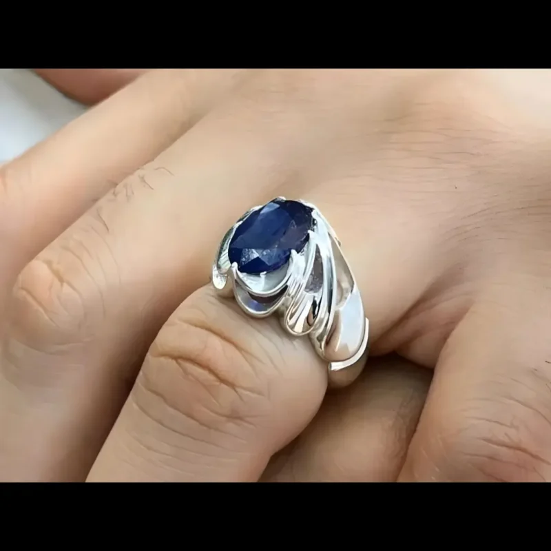 Elegant Neelam Rings 6 Carats Sapphire Ring Shop now