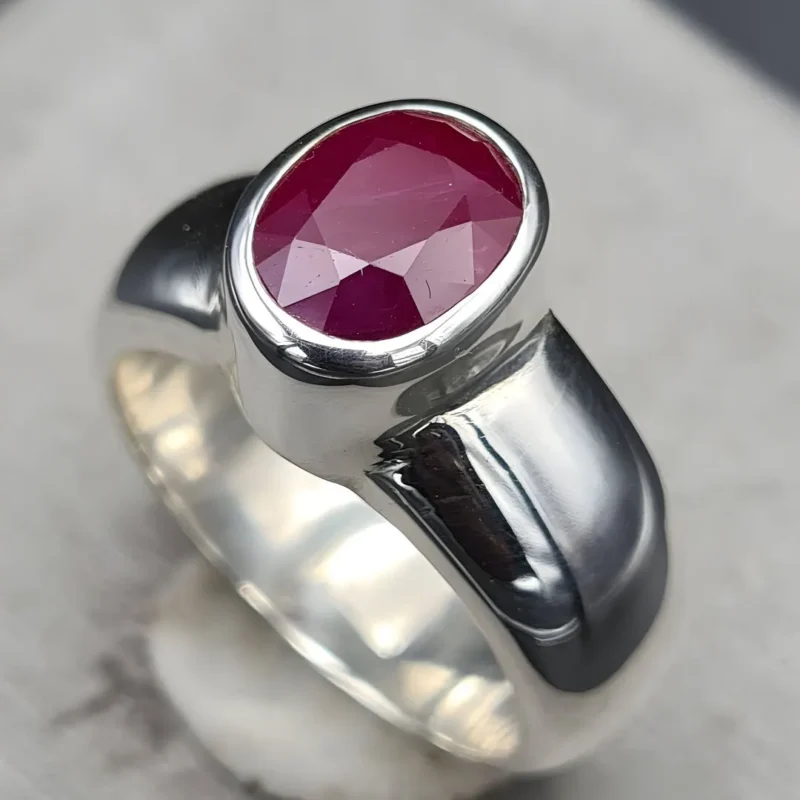 Unheated Ruby Band Natural Ruby Rings Shop Now