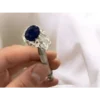10 Carat Royal Blue Mens Sapphire Ring Handmade Shop now