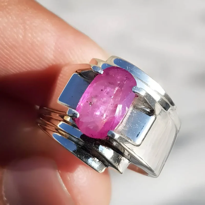 Real Purple Men's Ruby Rings Natural Yaqoot Ring Shop Today