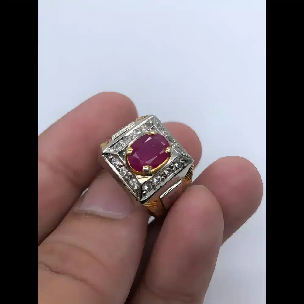 natural ruby ring for men usa