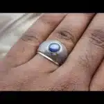 Star Sapphire Ring Ceylon Star sapphire mens ring