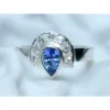 Ceylon Sapphire Ring Women Engagement Ring Buy Now