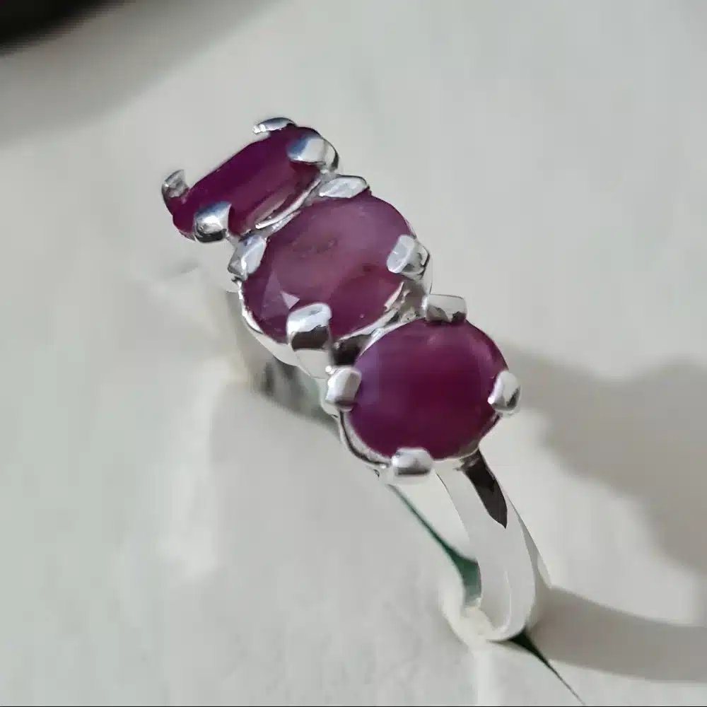Women Ruby Band Multi Stone Ruby Ring Shop Now