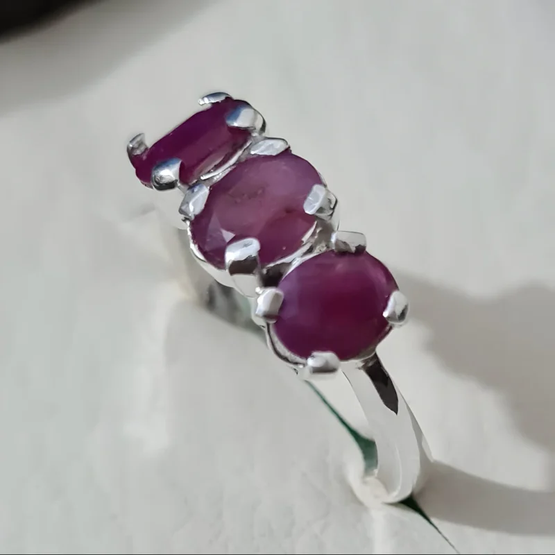 Women Ruby Band Multi Stone Ruby Ring Shop Now