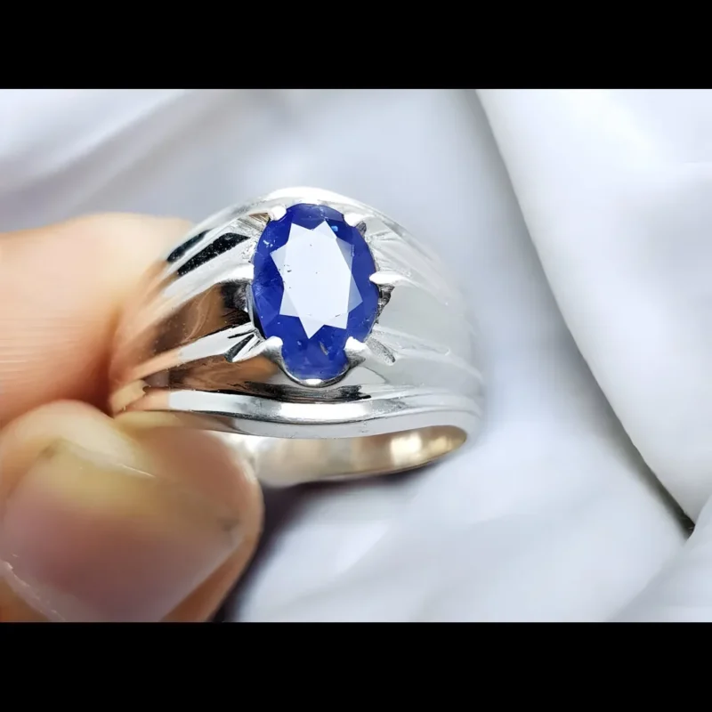 Natural Sapphire Ring Ceylon Blue Sapphire Order Now
