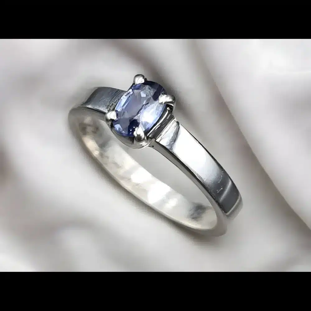 Real Blue Sapphire Ring Ceylon Sapphire Band Shop