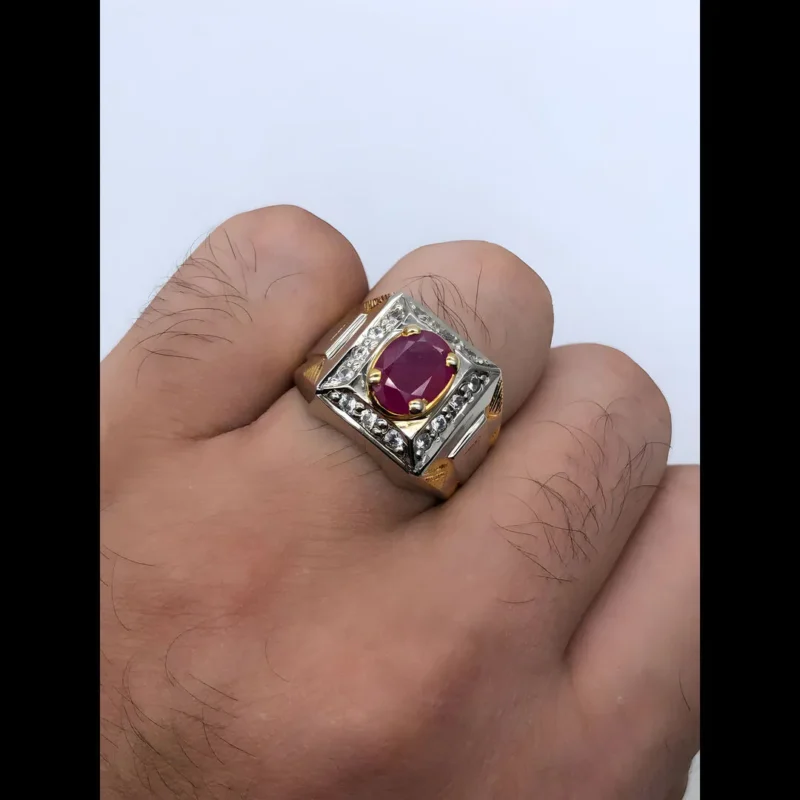 Men's Ruby Rings | Bold & Elegant Ruby Rings for Men in the USA