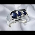 mens sapphire wedding band