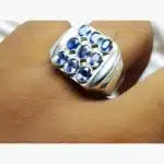 Multi Stone Ceylon Sapphire Rings Handcrafted Bands
