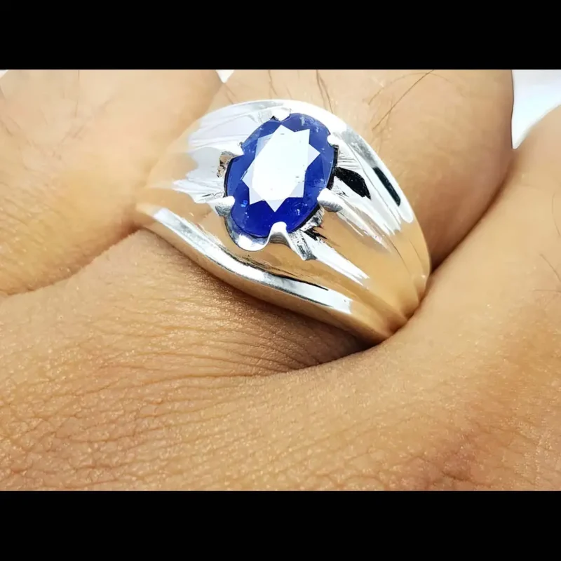 Natural Sapphire Ring Ceylon Blue Sapphire Order Now