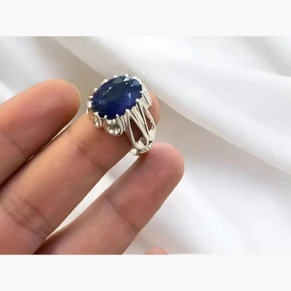 Dark Blue Sapphire Rings Big Sapphire Rings