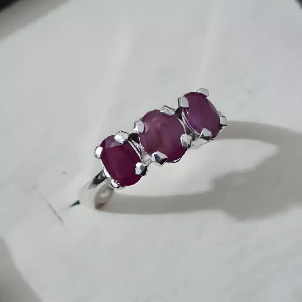 Women Ruby Band Multi Stone Ruby Ring Shop Now