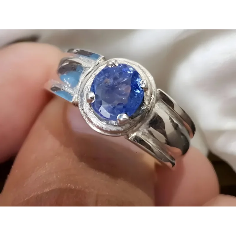 Ceylon Sapphire Ring 1.45 Carats Neelam Rings Buy Now