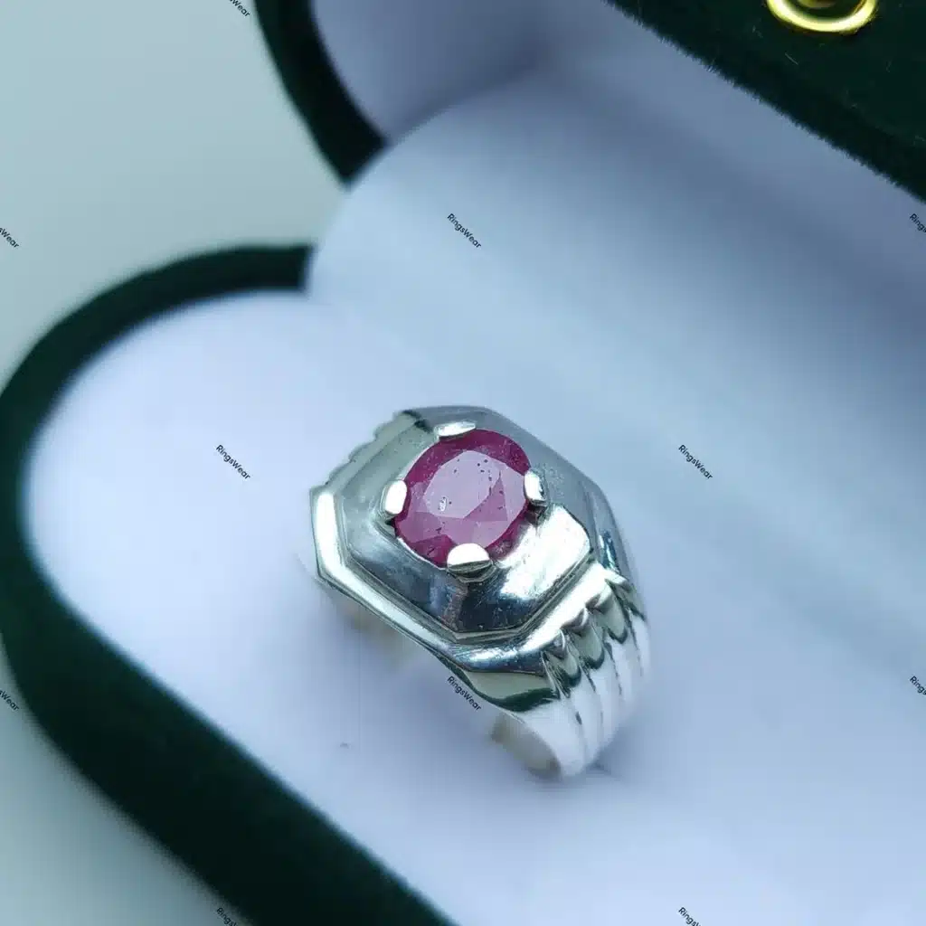 pigeon blood ruby ring