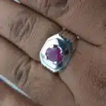 Pink Ruby Ring Men's Real Ruby Rings