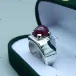 Cabochon Ruby Ring Real Big Ruby Ring Natural Ruby